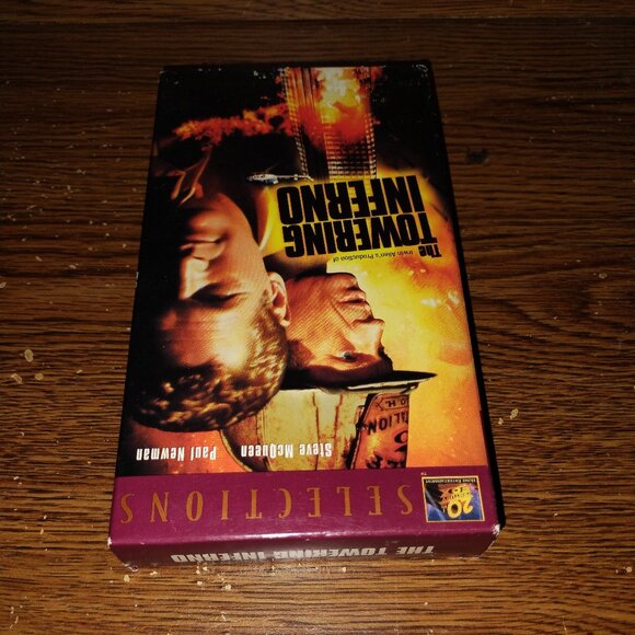The Towering Inferno (VHS, 1999, 20th Century Fox) Steve McQueen Paul Newman - Picture 3 of 6